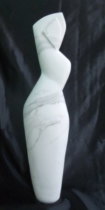 Figura femminile, 2014 marmo cm 63x9x9